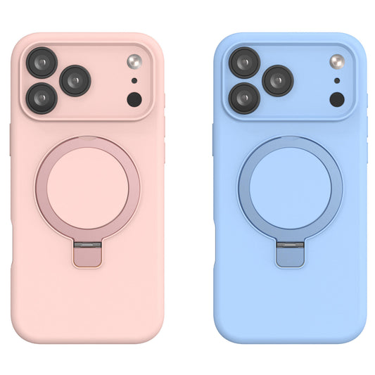 RHYUMK Liquid Skin | Ultra-Slim 360° Rotating Matte Case for iPhone 17