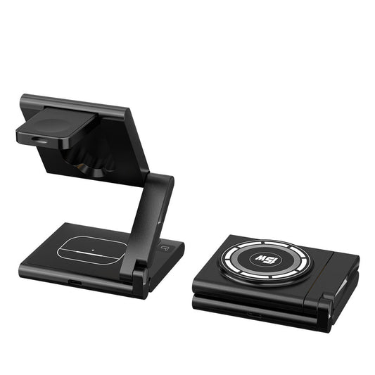 RHYUMK Elite 3-in-1 Magnetic Aluminum Foldable Charging Station