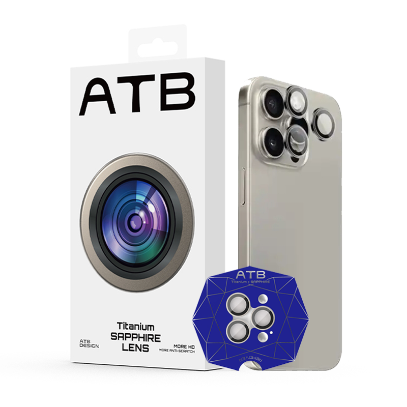 RHYUMK Sapphire Shield | Titanium Alloy Camera Lens Protector (3-Pack)